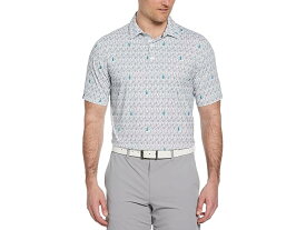 (取寄) キャロウェイ メンズ オール-オーバー スコッチ ノベルティ プリント ポロ Callaway men Callaway All-Over Scotch Novelty Print Polo Bright White