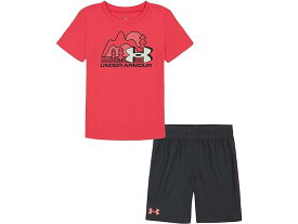 (取寄) アンダーアーマー キッズ ボーイズ シンプル ライフ ショート セット (リトル キッド) Under Armour Kids boys Under Armour Kids Simple Life Short Set (Little Kid) Red Solstice