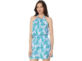 (取寄) リリー ピュリッツァー レディース スカーテッド ロンパー Lilly Pulitzer women Lilly Pulitzer Shirelle Skirted Romper Las Olas Aqua Strong Current Sea