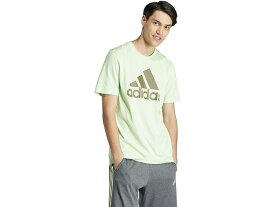 (取寄) アディダス メンズ エッセンシャル シングル ジャージ ビッグ ロゴ T-シャツ adidas men adidas Essentials Single Jersey Big Logo T-Shirt Semi Green Spark