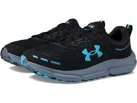 (取寄) アンダーアーマー メンズ チャージド アサート 10 Under Armour men Under Armour Charged Assert 10 Black/Black/Blue Surf