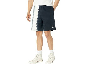 (取寄) チャンピオン メンズ バーティカル ストライプ クラシック 8 フリース ショーツ Champion men Champion Vertical Stripe Classic 8" Fleece Shorts Vertical Stripe Dye Black