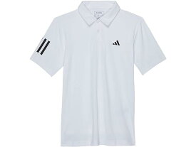 (取寄) アディダス キッズ キッズ クラブ テニス 3ストライプ ポロ シャツ (リトル キッズ/ビッグ キッズ) adidas Kids kids adidas Kids Club Tennis 3-Stripes Polo Shirt (Little Kids/Big Kids) White