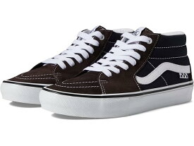 (取寄) バンズ スケート グロッソ ミッド Vans Skate Grosso Mid Dark Brown/Navy