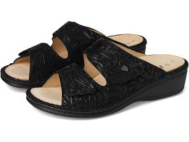 (取寄) フィン コンフォート レディース ジャマイカ-S Finn Comfort women Jamaika-S Black Delizia