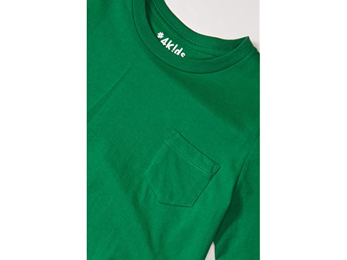 (取寄) #4キッズ キッズ エッセンシャル ポケット ロング スリーブ T-シャツ (リトル キッズ ビッグ キッズ) #4kids kids #4kids Essential Pocket Long Sleeve T-Shirt (Little Kids Big Kids) Astro Green