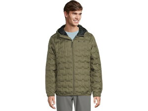 (���) �R�����r�A �����Y �f���^ ���b�W �� �_�E�� �t�[�f�b�g �W���P�b�g Columbia men Delta Ridge II Down Hooded Jacket Stone Green