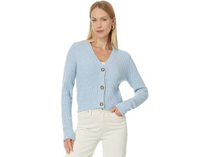 (���) ���C�h�E�F�� ���f�B�[�X �R�b�g�� �u�[�N�� �J�[�f�B�K�� Madewell women Deehan Cotton Boucle Cardigan Heather Indigo White