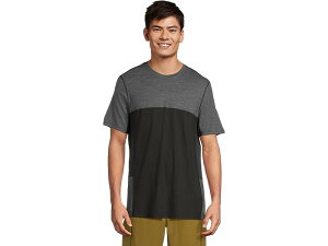 (���) �X�}�[�g�E�[�� �����Y �}�E���e�� �o�C�N �V���[�g �X���[�u �W���[�W Smartwool men Mountain Bike Short Sleeve Jersey Black Charcoal Heather