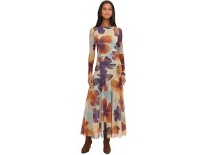(���) �t���[�s�[�v�� ���f�B�[�X ���b�V�� �}�L�V �h���X Free People women Sunnei Mesh Maxi Dress Sunrise Combo