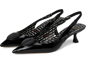 (���) �P�C�g�X�y�[�h ���f�B�[�X ���o�[ �X�����O�o�b�N �L�g�� �q�[�� Kate Spade New York women Lover Slingback Kitten Heel Black 1