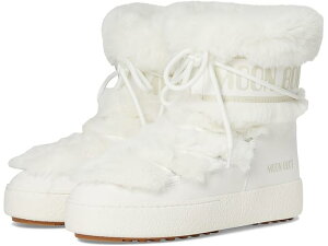 (���) ���[���u�[�c ���f�B�[�X L�g���b�N �t�H�[ �t�@�[ Wp MOON BOOT women Ltrack Faux Fur Wp White