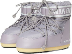 (���) ���[���u�[�c ���f�B�[�X �A�C�R�� ���E �i�C���� MOON BOOT women Icon Low Nylon Lilac