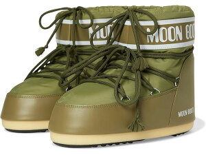 (���) ���[���u�[�c ���f�B�[�X �A�C�R�� ���E �i�C���� MOON BOOT women Icon Low Nylon Khaki