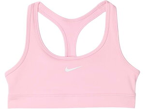 (���) �i�C�L �L�b�Y �K�[���Y �h���C-�t�B�b�g �X�E�H�b�V�� �u�� (���g�� �L�b�h/�r�b�O �L�b�h) Nike Kids girls Dri-FIT Swoosh Bra (Little Kid/Big Kid) Med Soft Pink/White