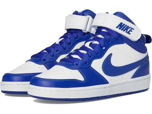(���) �i�C�L �L�b�Y �L�b�Y �R�[�g �{���[ �~�b�h 2 (�r�b�O �L�b�h) Nike Kids kids Court Borough Mid 2 (Big Kid) White/Deep Night/White