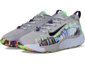 (���) �i�C�L �L�b�Y �L�b�Y �o�X�P�b�g�{�[�� �V���[�Y (���g�� �L�b�h/�r�b�O �L�b�h) Nike Kids kids Isofly Basketball Shoes (Little Kid/Big Kid) Cement Grey/Green Strike/Black