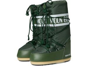 (���) ���[���u�[�c ���f�B�[�X �A�C�R�� �i�C���� MOON BOOT women Icon Nylon Forest Green