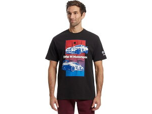 (���) �v�[�} �����Y BMW M ���[�^�[�X�|�[�c �O���t�B�b�N T-�V���c PUMA men BMW M Motorsport Graphic T-Shirt Puma Black 3AH25