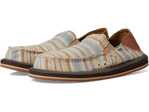 (���) �T�k�[�N �����Y �h�j�[ �u�����P�b�g Sanuk men Donny Blanket Tan Multi