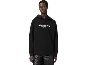 (���) �I�[���Z�C���c ���f�B�[�X �X�^�e�B�b�N �t�[�f�B AllSaints women Static Etie Hoody Black