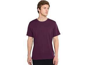 (���) �u���b�N�X �����Y �_�b�V�� �V���[�g �X���[�u Brooks men Dash Short Sleeve Burgundy Blaze