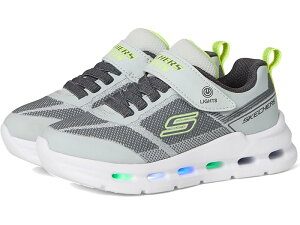 (���) �X�P�b�`���[�Y �L�b�Y �{�[�C�Y �O���C�h-�X�e�b�v ���C�g (���g�� �L�b�h/�r�b�O �L�b�h) SKECHERS KIDS boys Glide-Step Lights 400240L (Little Kid/Big Kid) Grey/Lime