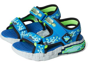 (���) �X�P�b�`���[�Y �L�b�Y �{�[�C�Y ���K-�X�v���b�V�� 4K (���g�� �L�b�h/�r�b�O �L�b�h) SKECHERS KIDS boys Mega-Splash 4K 402161L (Little Kid/Big Kid) Black/Blue/Lime