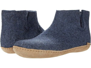(���) �O���[���b�v �E�[�� �u�[�c ���U�[ �A�E�g�\�[�� Glerups Wool Boot Leather Outsole Denim