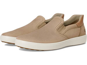 (���) �G�R�[ �����Y �\�t�g 7 �C�[�W�[ �X���b�v �I�� �X�j�[�J�[ ECCO men Soft 7 Easy Slip On Sneaker Nutmeg Brown/Cashmere