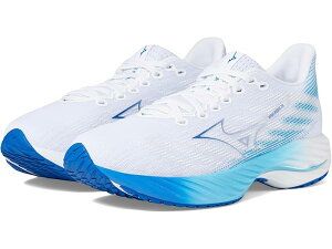 (���) �~�Y�m ���f�B�[�X �E�F�[�u ���C�_�[ 28 Mizuno women Wave Rider 28 White/Mugen Blue