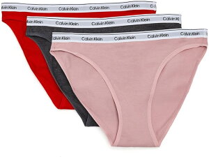 (���) �J���o���N���C�� �A���_�[�E�F�A ���f�B�[�X ���_�� ���S �r�L�j 3-�p�b�N Calvin Klein Underwear women Modern Logo Bikini 3-Pack Charcoal Grey/Adreniline Rush/Subdued