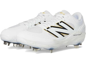(���) �j���[�o�����X �����Y �t���b�V�� �t�H�[�� X �x�[�X�{�[�� �N���[�c New Balance men Fresh Foam X 3000v7 Baseball Cleats White/Black