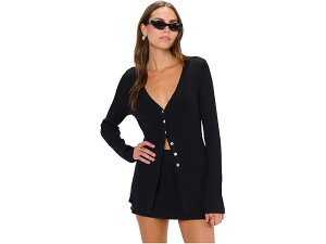 (���) �V���E �~�[ ���A ���[���[ ���f�B�[�X �W���V�[ �g�b�v Show Me Your Mumu women Josie Top Black Rib Knit