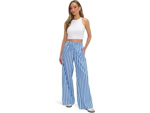 (���) �V���E �~�[ ���A ���[���[ ���f�B�[�X �}�b�N�X �{�N�T�[ �p���c Show Me Your Mumu women Max Boxer Pants Coastal Blue Stripe