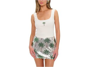 (���) �V���E �~�[ ���A ���[���[ ���f�B�[�X �I�[�� �Z�b�g �^���N Show Me Your Mumu women All Set Tank Palm Tree Embroidery