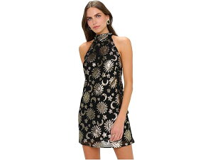 (���) �V���E �~�[ ���A ���[���[ ���f�B�[�X ���T �~�j �h���X Show Me Your Mumu women Lisa Mini Dress Celestial Shimmer Chiffon