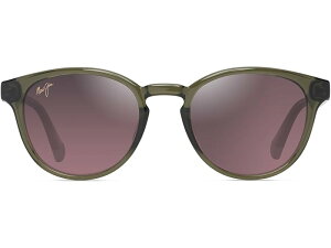 (���) �}�E�C �W�� �q�G�q�G Maui Jim Hiehie Shiny Trans Green/Maui Rose Polarized