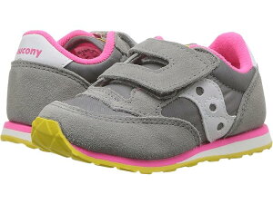 (���) �T�b�J�j�[ �L�b�Y �L�b�Y �I���W�i���X �W���Y �t�b�N �A���h ���[�v �X�j�[�J�[ (�g�h���[/���g�� �L�b�h) Saucony Kids kids Originals Jazz Hook & Loop Sneaker (Toddler/Little Kid) Grey/Pink