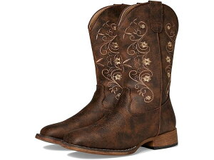 (���) ���[�p�[ �L�b�Y �K�[���Y �x�C���[ (�g�h���[/���g�� �L�b�h) Roper Kids girls Bailey (Toddler/Little Kid) Vintage Brown Faux Leather Upper