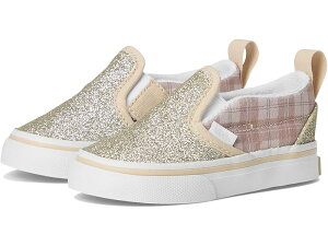 (���) �o���Y �L�b�Y �L�b�Y �X���b�|�� Vans Kids kids Slip-On V(Infant/Toddler) Glitter Plaid Incense