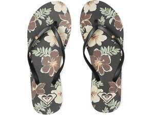 (���) ���L�V�[ ���f�B�[�X �o�~���[�_ �v�����g Roxy women Bermuda Print Black 1