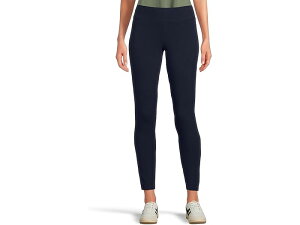(���) �q���[ ���f�B�[�X �E���g�� ���M���X W/ ���C�h �E�G�X�g�o���h HUE women Ultra Leggings w/ Wide Waistband Navy