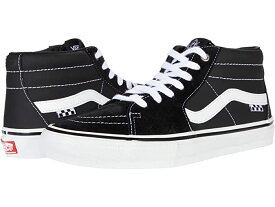 (取寄) バンズ スニーカー スケート グロッソ ミッド 大きいサイズ Vans Skate Grosso Mid Black/White/Emo Leather