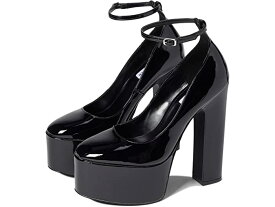 (取寄) スティーブマデン レディース スカイライズ プラットフォーム ポンプ Steve Madden women Skyrise Platform Pump Black Patent