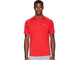 (取寄) アンダーアーマー メンズ Ua テック 半袖 Tシャツ Under Armour men UA Tech Short Sleeve Tee Red/Graphite