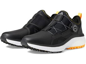 (取寄) アディダス ゴルフシューズ メンズ ソラーモーション ボア ゴルフシューズ 大きいサイズ adidas Golf men Solarmotion Boa Golf Shoes Core Black/Dark Silver Metallic/Solar Gold