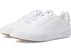 (取寄) アディダス ゴルフシューズ メンズ レトロクロス スパイクレス ゴルフシューズ 大きいサイズ adidas Golf men Retrocross Spikeless Golf Shoes Footwear White/Core Black/Chalk White
