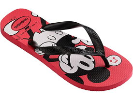 (取寄) ハワイアナス キッズ キッズ トップ ディズニー フリップ フロップ サンダル (トドラー/リトル キッド/ビッグ キッド) Havaianas Kids kids Havaianas Kids Top Disney Flip Flop Sandal (Toddler/Little Kid/Big Kid) Ruby Red/Black