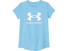 (取寄) アンダーアーマー キッズ ガールズ ライブ スポーツスタイル グラフィック Tシャツ Under Armour Kids Live Sportstyle Graphic Tee (Big Kids) Tonic/White